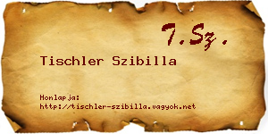 Tischler Szibilla névjegykártya